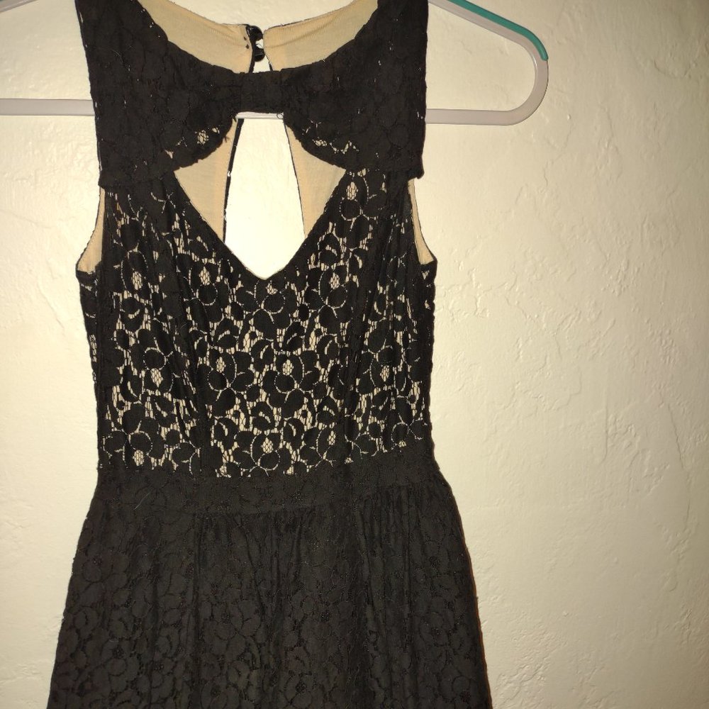 Material girl black lace dress